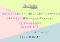Doubleline Font - Featured Image