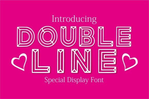 Doubleline Regular Font - Featured Image