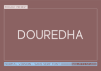 Douredha Font - Featured Image