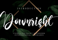 Downright Font - Featured Image