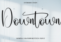 Downtown Font - Featured Image