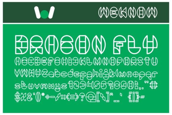 Dragon Fly Font - Featured Image