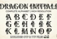Dragon Initials Font - Featured Image