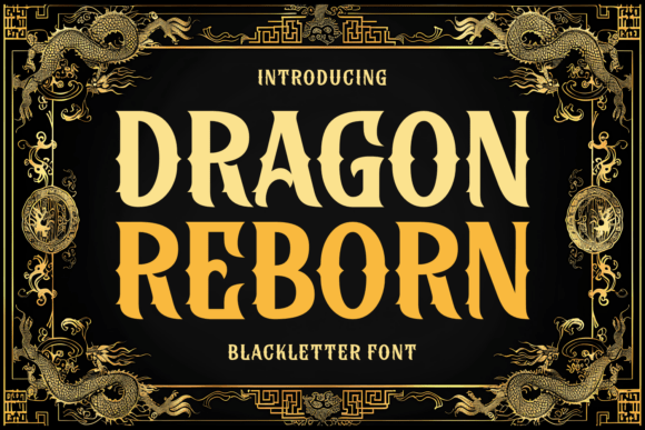 Dragon Reborn Font - Featured Image