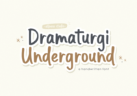 Dramaturgi Underground Font - Featured Image