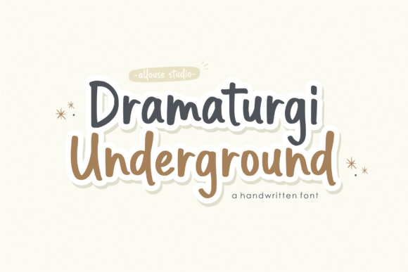 Dramaturgi Underground Font - Featured Image