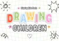Drawing Children Font - Featured Image