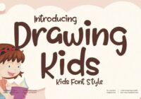 Drawing Kids Font - Featured Image