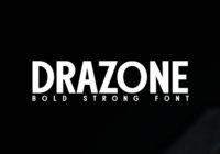 Drazone Font - Featured Image