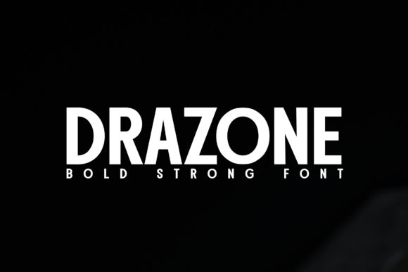 Drazone Font - Featured Image