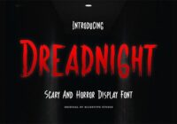 Dreadnight Font - Featured Image