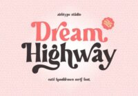 Dream Highway Font - Featured Image