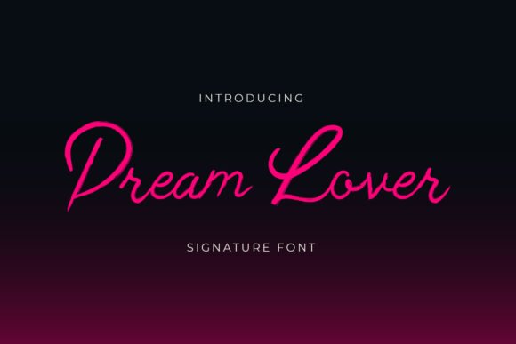 Dream Lover Font - Featured Image