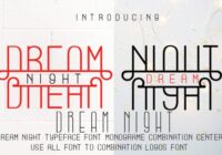 Dream Nigt Font - Featured Image