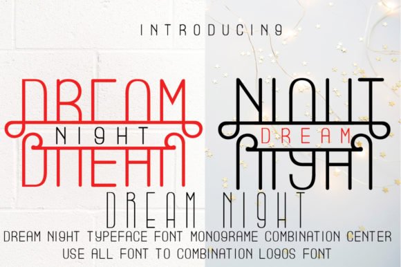 Dream Nigt Font - Featured Image