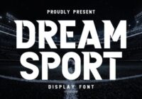 Dream Sport Font - Featured Image