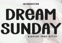 Dream Sunday Font - Featured Image