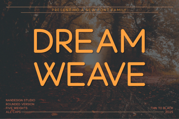 Dream Weave Rounded Font - Featured Image