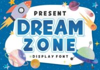 Dream Zone Font - Featured Image