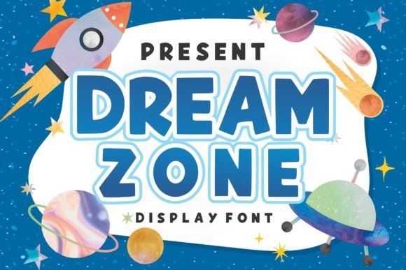 Dream Zone Font - Featured Image
