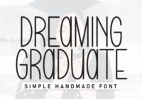 Dreaming Graduate Font - Featured Image