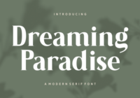 Dreaming Paradise Font - Featured Image