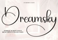 Dreamsky Font - Featured Image