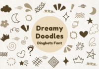 Dreamy Doodles Font - Featured Image