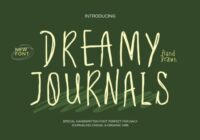 Dreamy Journals Font - Featured Image
