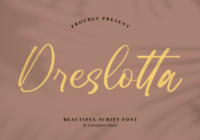 Dreslotta Font - Featured Image