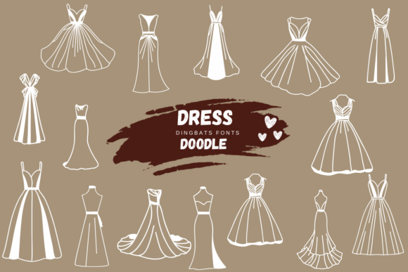 Dress Doodle Font - Featured Image