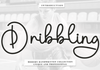 Dribbling Font - Featured Image
