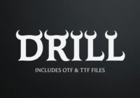 Drill Font - Featured Image