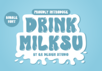 Drink Milksu Font - Featured Image