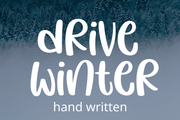 Drive Winter Font - Featured Image