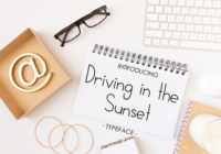 Driving in the Sunset Font - Featured Image