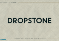 Dropstone Font - Featured Image