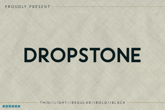 Dropstone Font - Featured Image