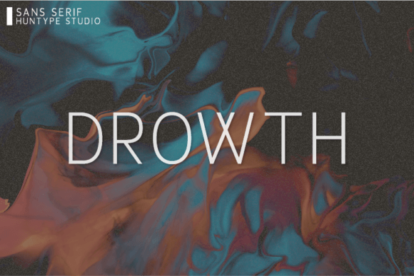 Drowth Font - Featured Image