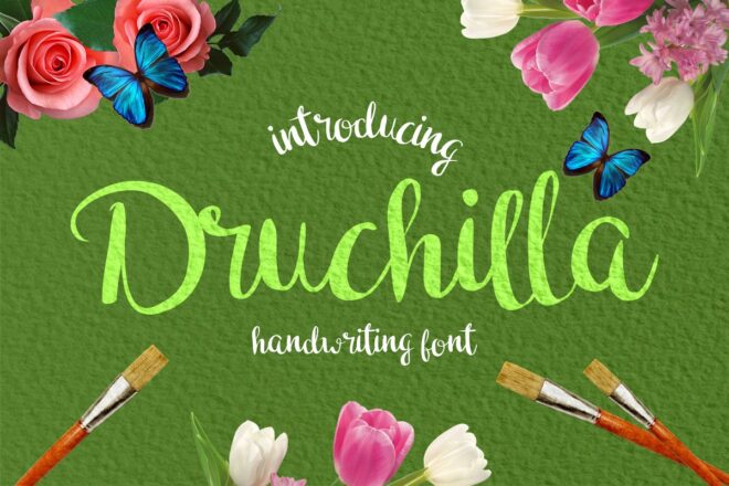 Druchilla Font - Featured Image