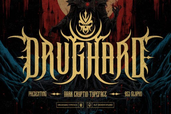 Drughard Font - Featured Image