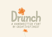 Drunch Font - Featured Image