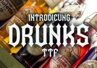 Drunks Font - Featured Image