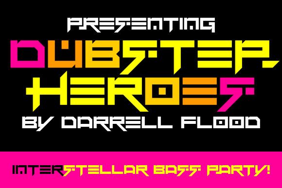Dubstep Heroes Font - Featured Image
