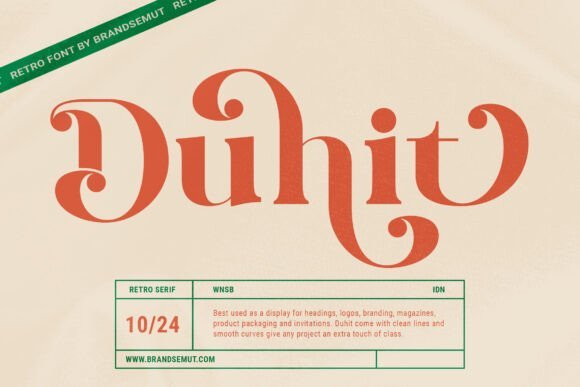 Duhit Font - Featured Image