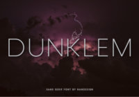 Dunklem Font - Featured Image