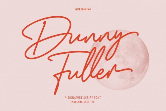 Dunny Fuller Font - Featured Image