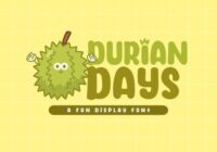 Durian Days Font - Featured Image