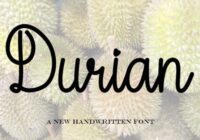 Durian Font - Featured Image