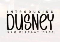 Dusney Font - Featured Image